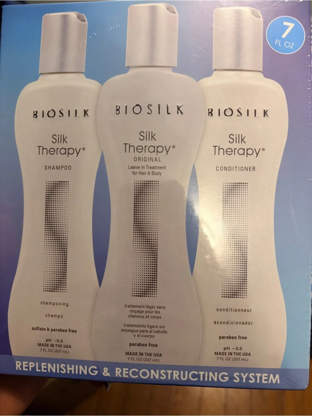 Biosilk Silk Therapy Original Trio in White